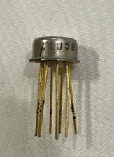 ONE IC OPAMP, U5B770939, FAIRCHILD ,TO99, 8PIN OPERATIONAL AMPLIFIER GOLD PIN