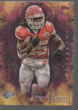 JAMAAL CHARLES 2014 TOPPS INCEPTION PARALLEL #26   /75
