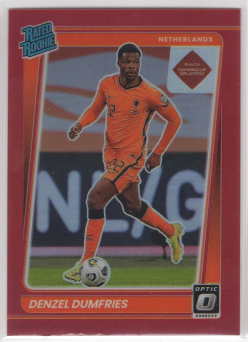 2021-22 Donruss Optic Red #178 Denzel Dumfries RR /149