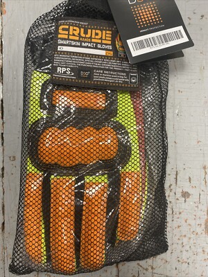 CRUDE Hands Smartskin  Impact Gloves Choose Size NWT