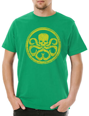 Hydra Vintage Logo I Herren T-Shirt Nick TV Seargent Avengers Shield Fury Hydra