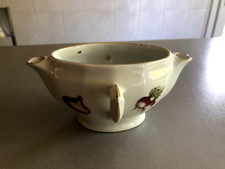 Saucière double gras et maigre en porcelaine
