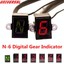 Indexbild 1 - Universal 12V LED Motorrad 6-Gang N-6 Schalthebel Sensor Gear Digitalanzeige