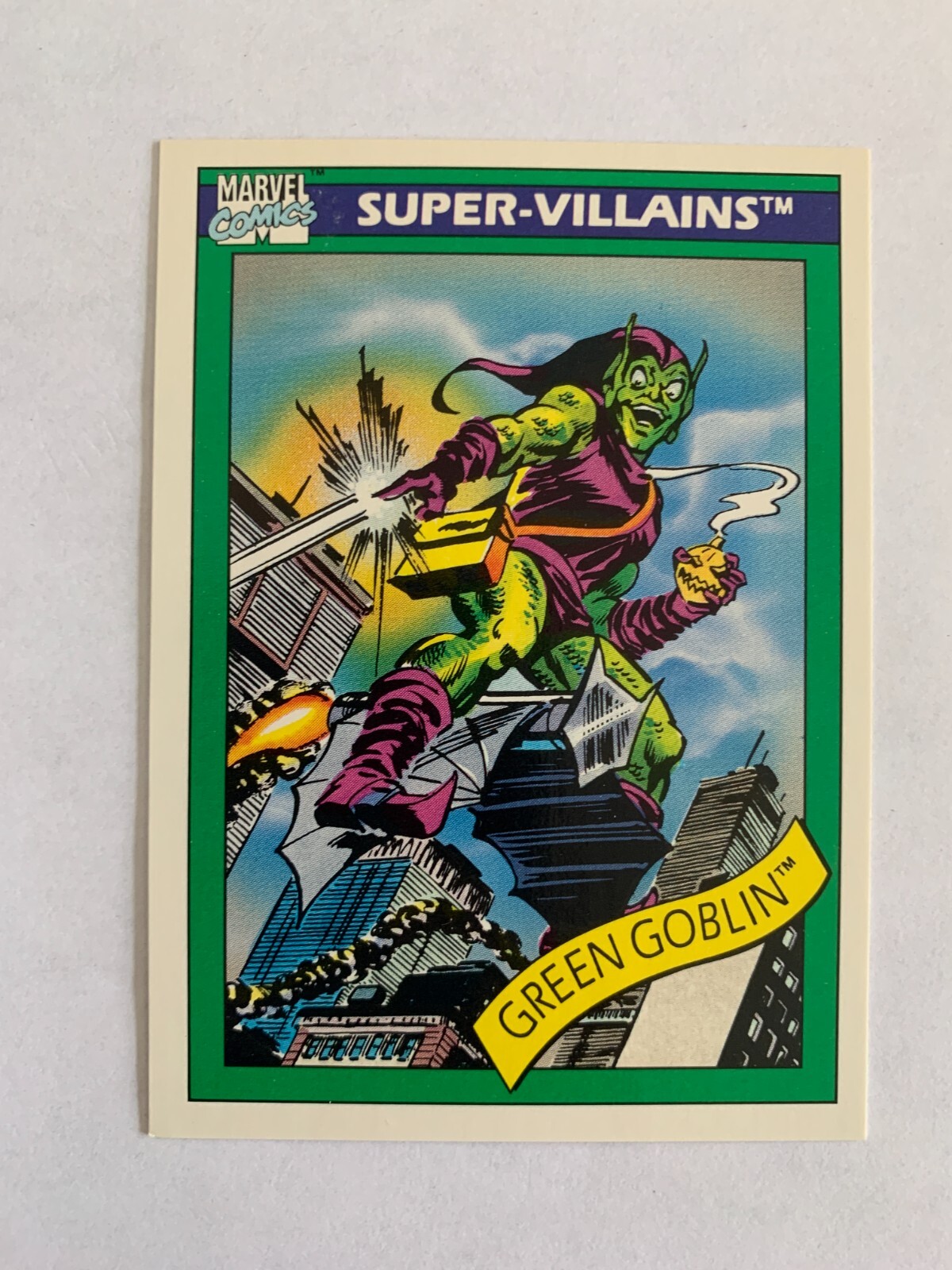 1990 Impel Marvel Universe I #74 Green Goblin
