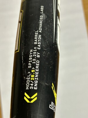Batte De Softball Easton Synergy Fire Flex - 34" / 26,5 Oz - Canon 2,25" - Adulte