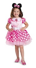 Disney Minnie Mouse Classic Tutu Girls' Costume, Pink
