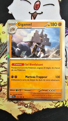 Carte Pokémon Gigansel 123/193 Holo Reverse PAL FR Evolutions à Paldea