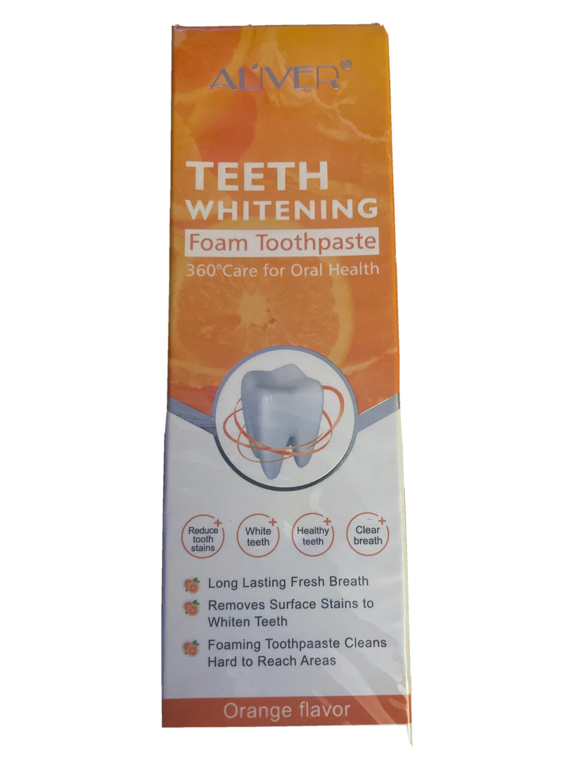 Aliver teeth whitening toothpaste eBay