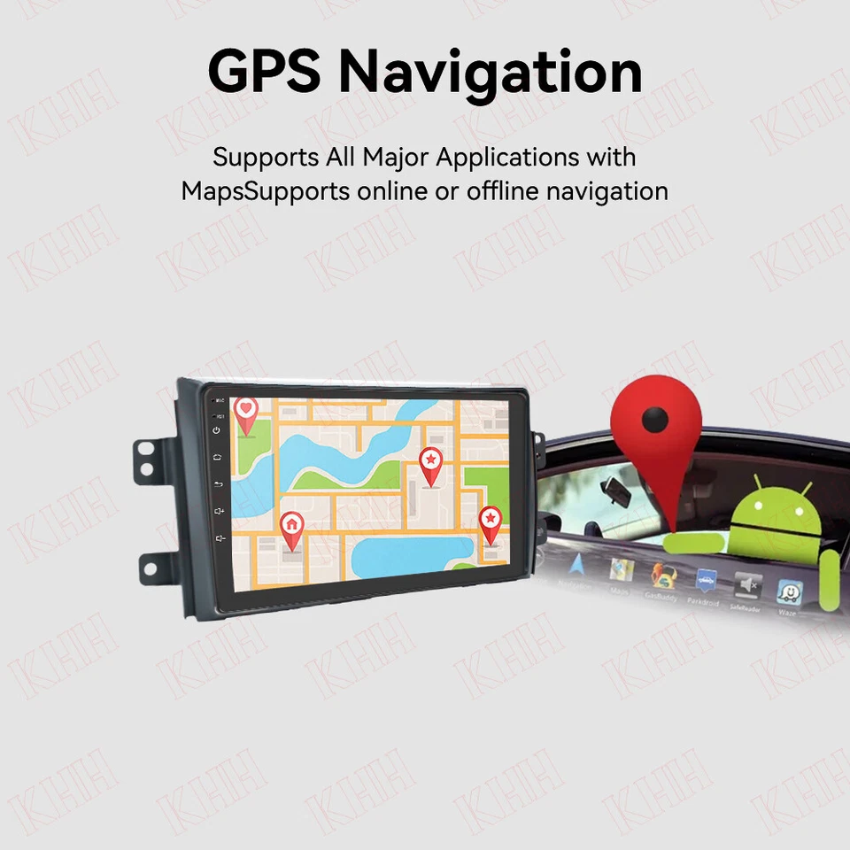 Para Suzuki SX4 2006-2013 64G Android 13 Coche Estéreo Radio FM Navegación Carplay Foto 4 de 4