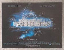 MARY SHELLEY'S FRANKENSTEIN 1994 16"x12" UK MINI QUAD CINEMA MOVIE FILM POSTER