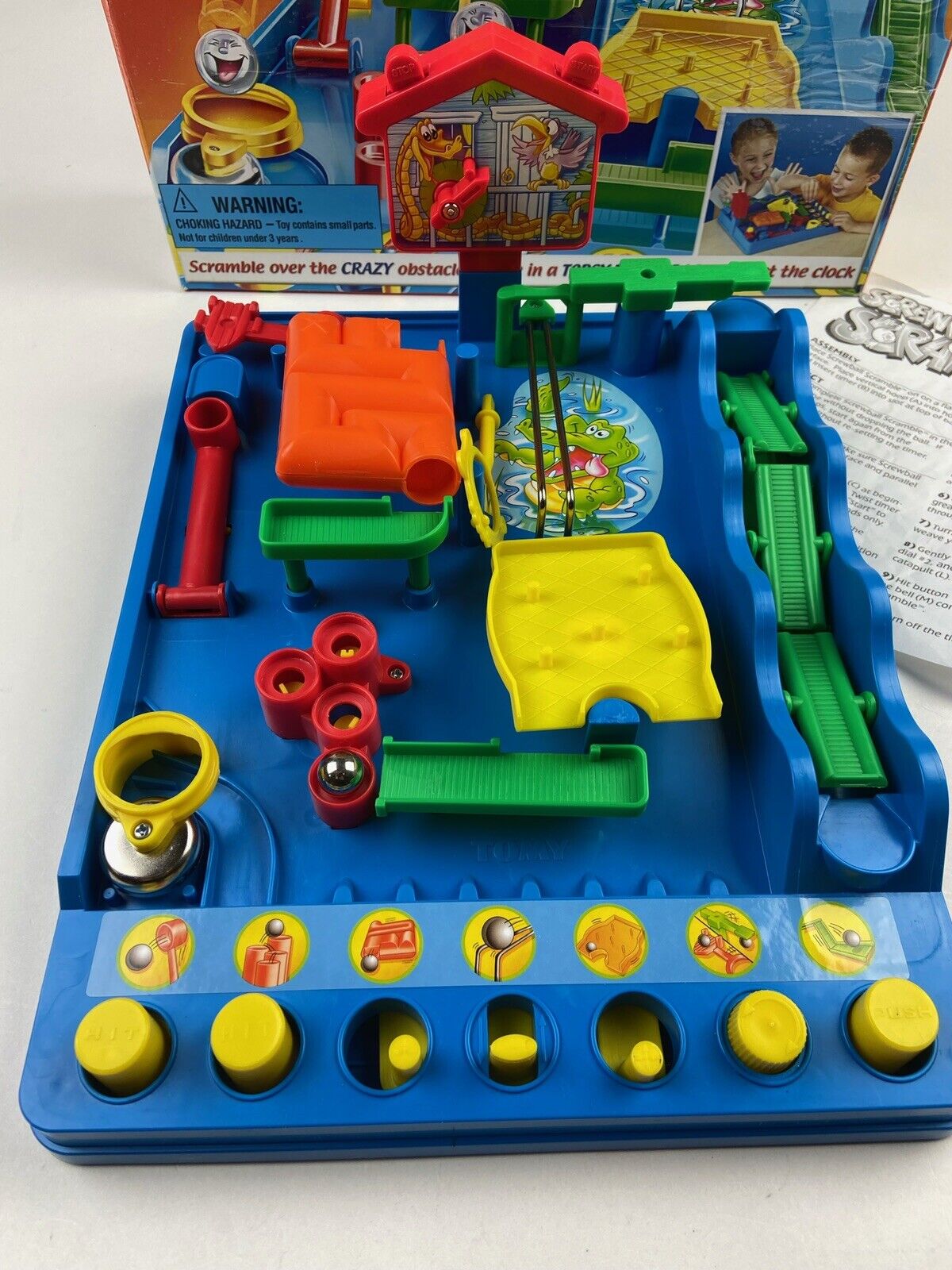 Screwball Scramble Game Crazy Balance Strategy with Metal Ball TOMY Please  Read