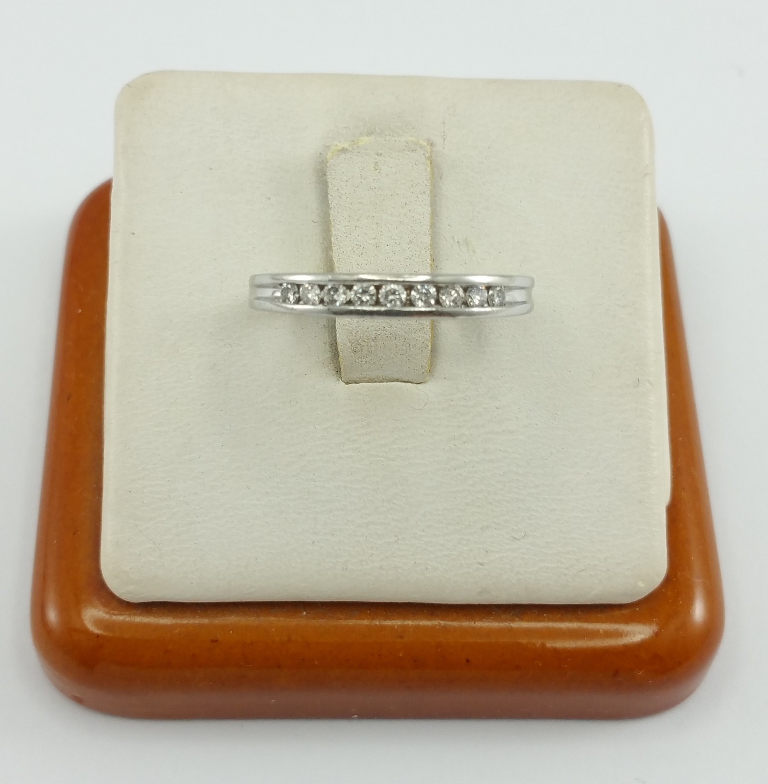 Exquisite Solid Platinum 950PL Round Diamond Enga… - image 7