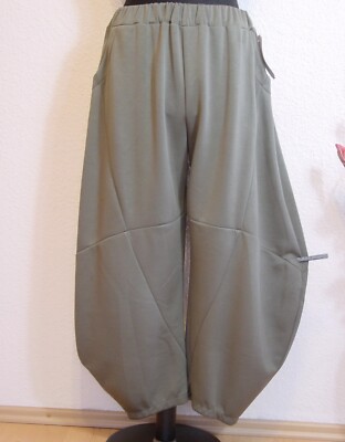 Italy Moda° Weite Ballon Hose Taschen schöne Details ~ Army Grün ~ one size