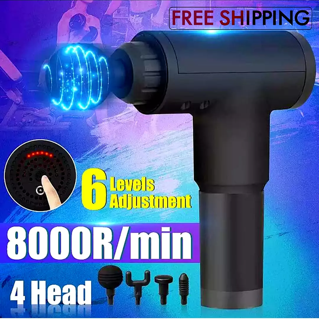 Masajeador Para Hombre Mujer Pistola De Percusion Para Masaje Masage Dolor Relax