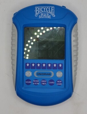 Bicycle Illuminated 2-1 Solitaire Techno Source Electronic, For Parts or Repair.