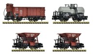 Fleischmann 6660120, 4Tlg. Set GüTerwagen, Drg, Neu & Ovp. N