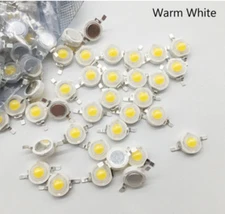 10-1000Pcs LED COB Lamp Chip 1W 3W 3.2-3.6V Input 100-220LM Mini LED Bulb Diode