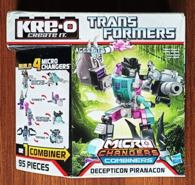 TRANSFORMERS KRE-O DECEPTICON PIRANACON MICRO CHANGERS COMBINERS KREONS NEU