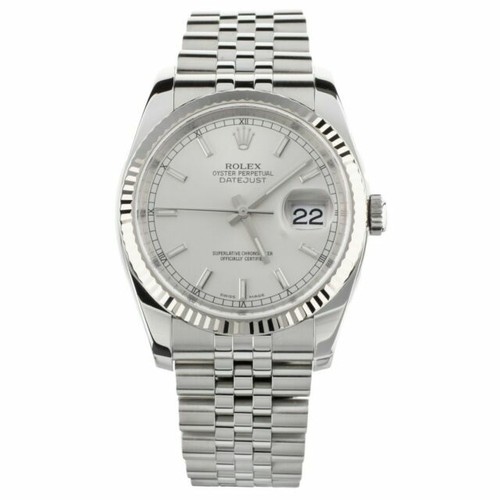Rolex Datejust Silver/Gray Men's Watch - 116234 for sale online | eBay