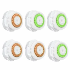 Compatiable For Facial Cleansing Brush Heads,Face Brush Head Replacement(6 Pack)