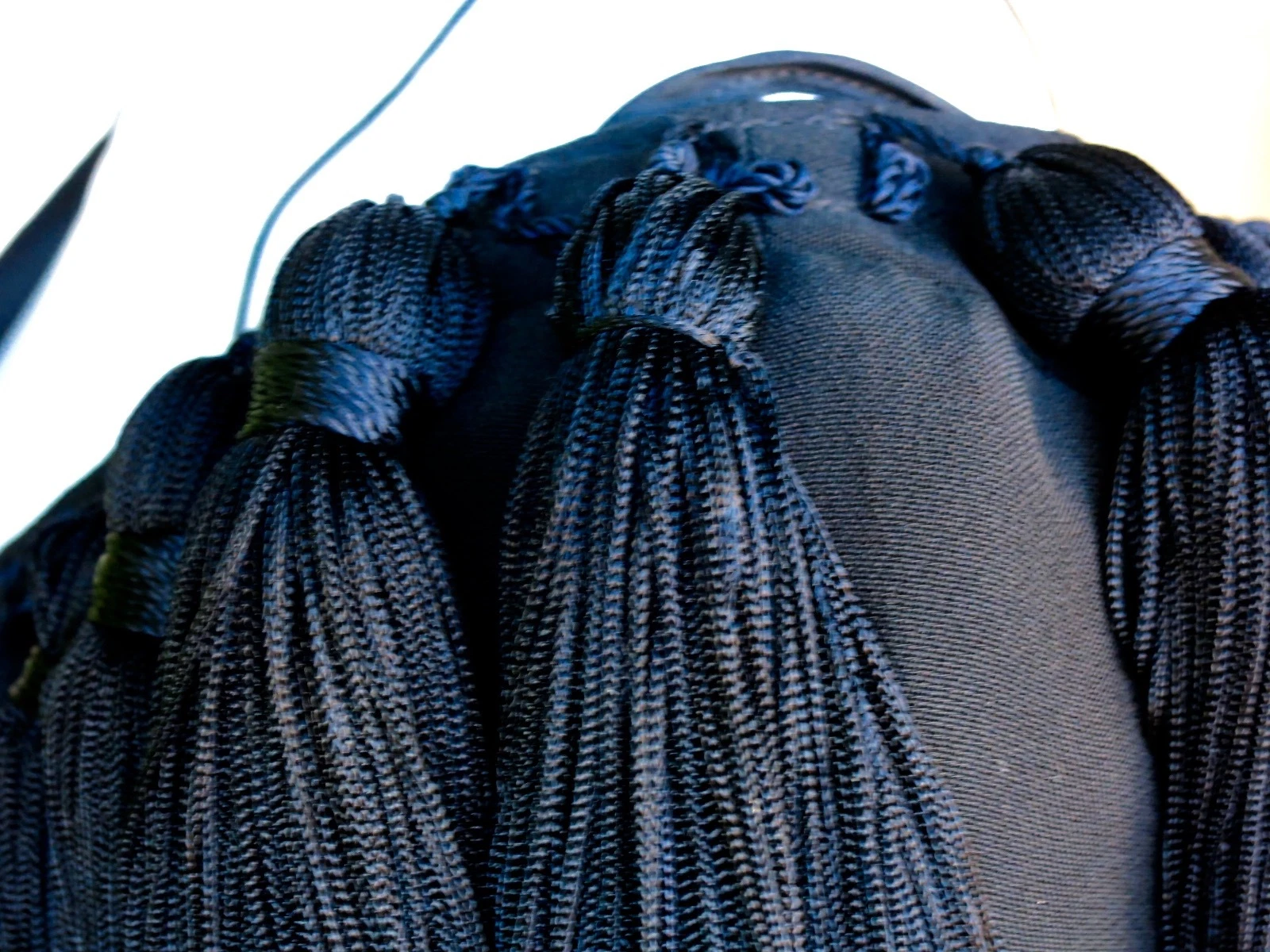 Splendido! Abito vintage Moschino Couture piccolo nero con nappe Taglia 6