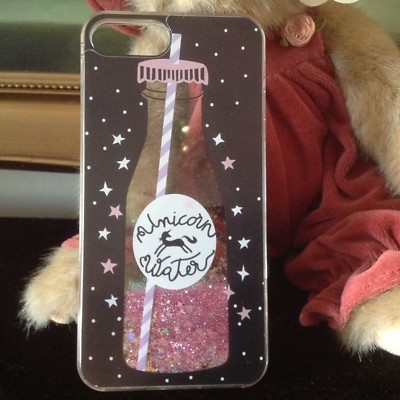 Dynamic Liquid Glitter Quicksand Bling Drink Bottle case cover for iPhone 7 plus