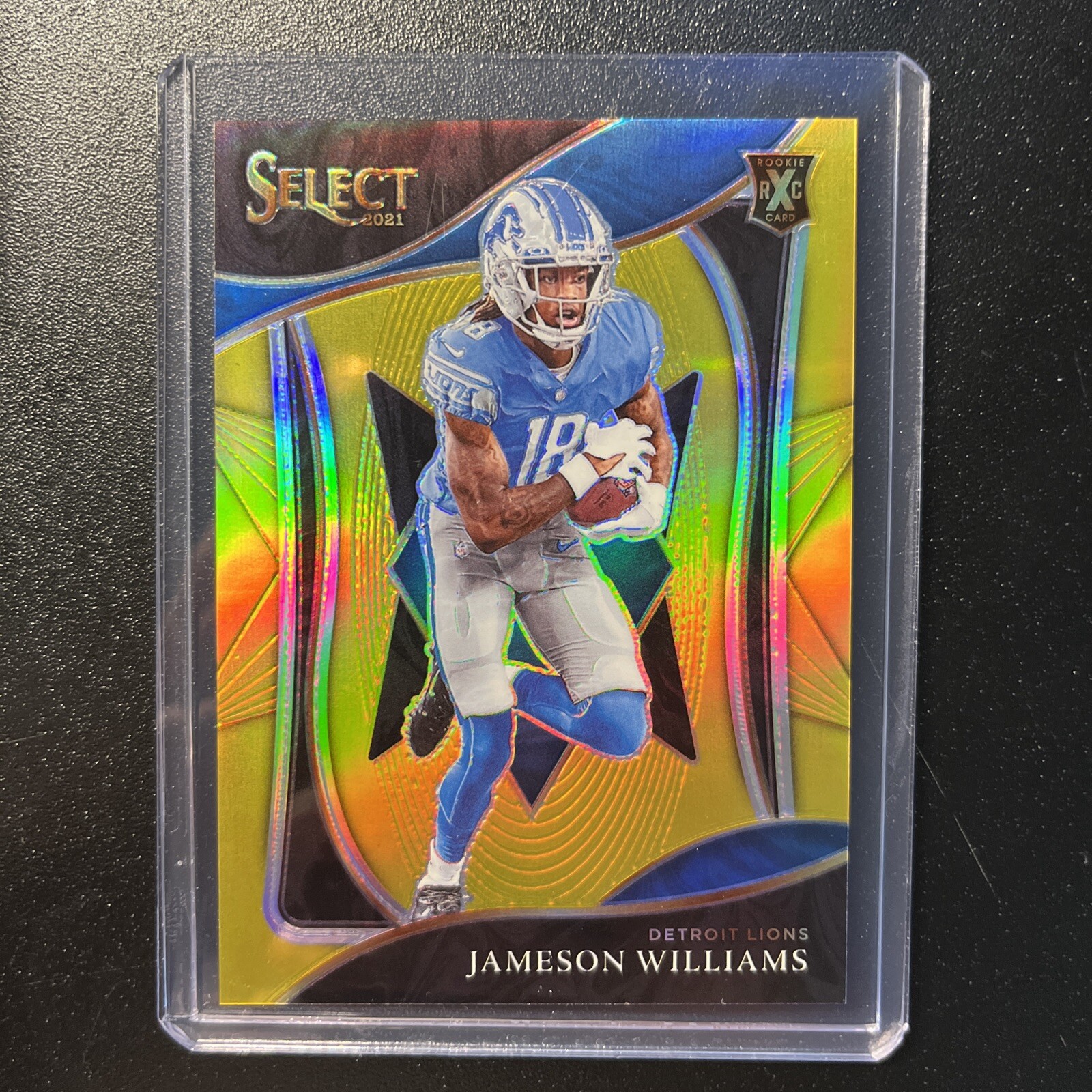 Jameson Williams 2021 SELECT GOLD PRIZM XRC RC #3/10 -LIONS STAR SSP ROOKIE #414
