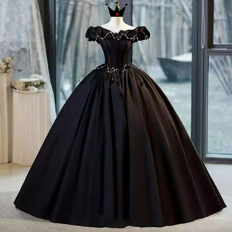 Black Wedding Dresses Princess Ball Gown Sweetheart Satin Sequined Crystal Bead | eBay Black Wedding Dresses Princess Ball Gown Sweetheart Satin Sequined Crystal Bead | eBay