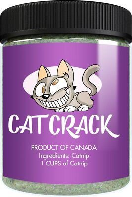 Potent Cat Crack 1 Cup Non Gmo Natural Catnip For Training And Playtime Fun