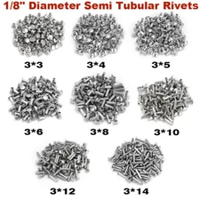 For Tonka Semi Tubular Rivets 1/8" Diameter 800 Piece Toy Restoration Aluminum