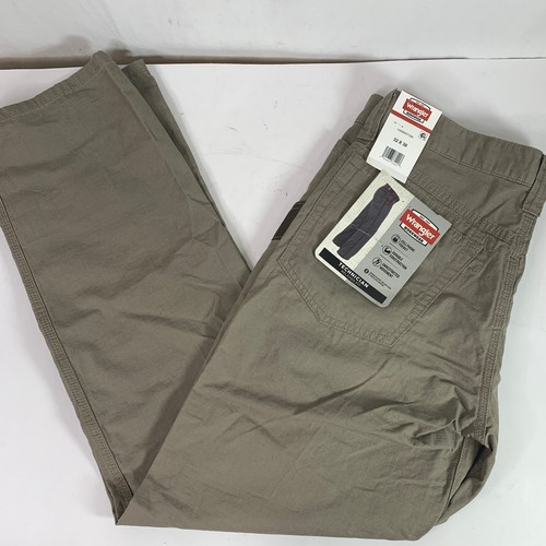 Wrangler Workwear Technician Tan Relaxed Fit Ripstop Work Pants Mens 32 x 30
