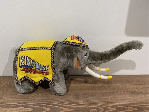 RARE BARNUM & BAILEY The Greatest Show On Earth King Tusk Plush Animal 1987 - Picture 3 of 3