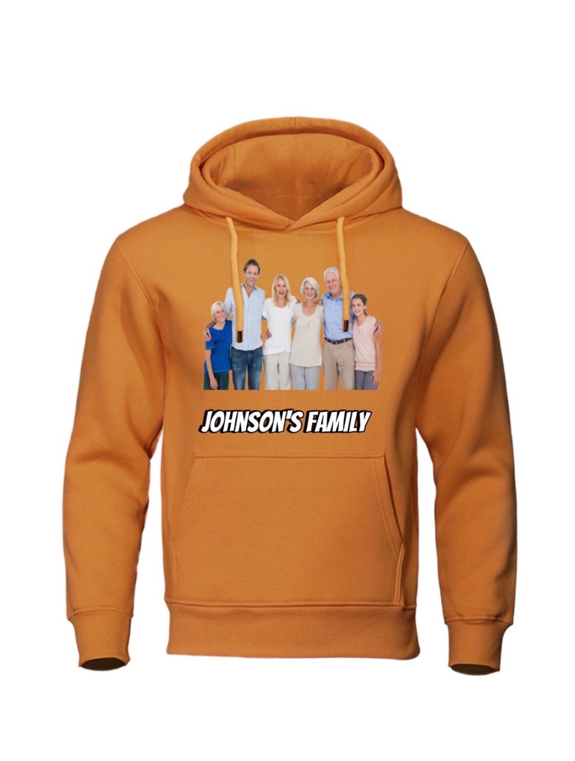 Custom Personalized Printed Polyester Hoodie Add Your Own Custom Photo and Text image 4