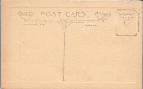 Vintage Oster Postkarte ~ Osterlilien groß und weiß Gedicht ~ unbenutzt - Bild 3 von 3