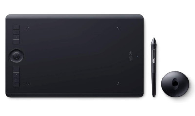 Wacom Intuos Pro Medium Digital Graphic Drawing Tablet - Black