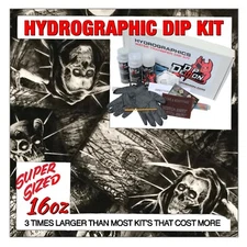 Hydrographic dip kit Evil Skull Money Skulls hydro dip dipping 16oz
