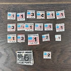 GI Joe FLAG POINTS & UPC from Original Vehicle Figure Proof of Purchase LOT