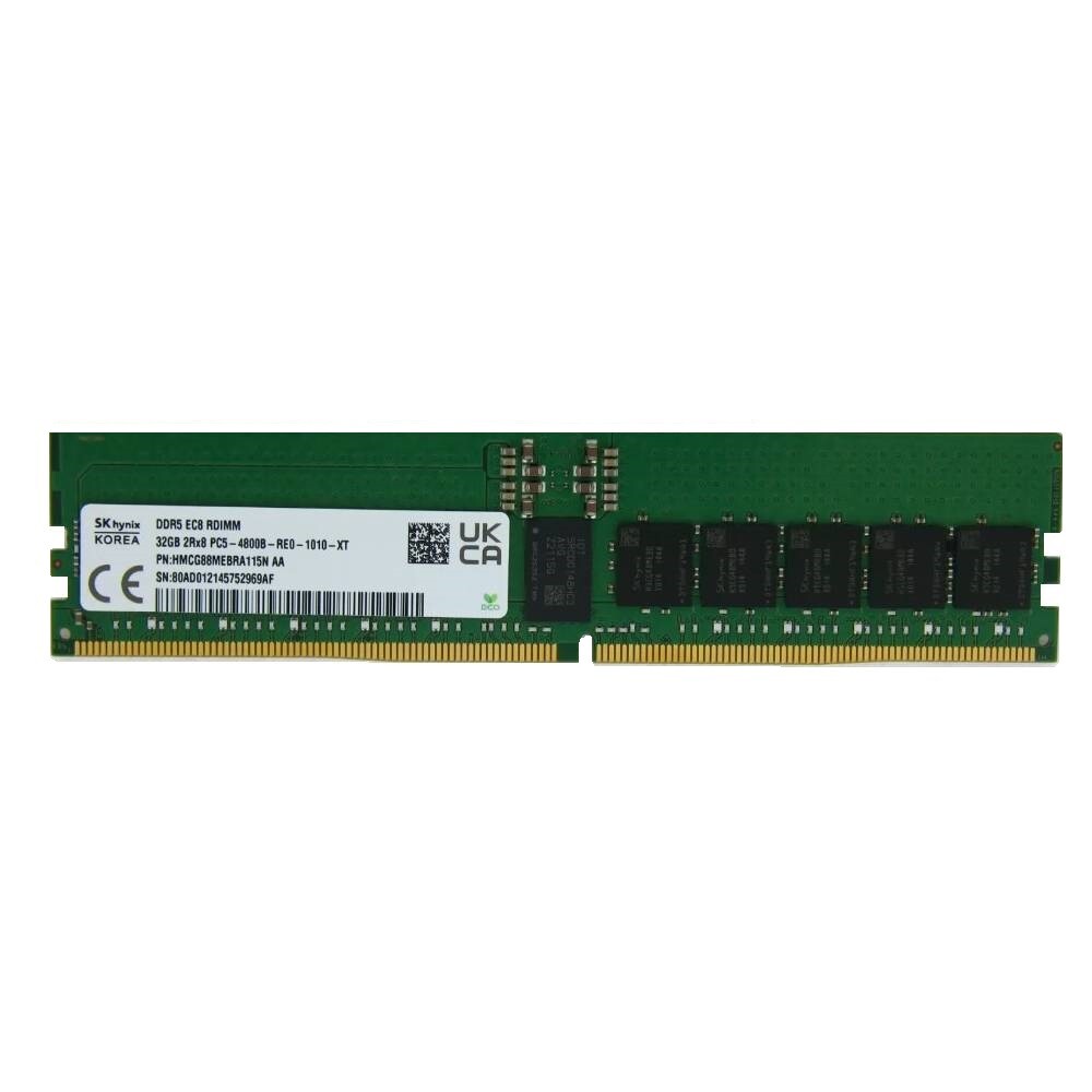メモリー SK hynix DDR5 RDIMM 32GB SK Hynix 32GB 4800MHz DDR5 Server Memory RDIMM 2Rx8 REG ECC RAM