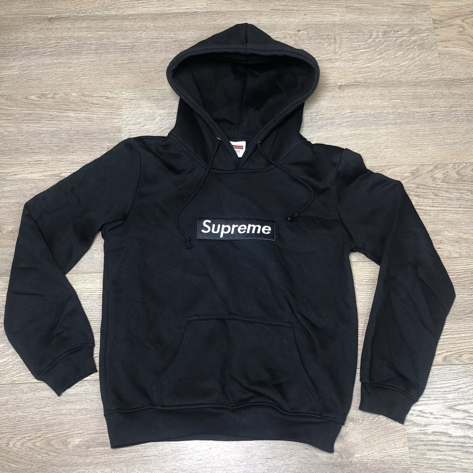 Supreme Sweat à capuche noir taille M fabriqué aux États Unis pour femmes