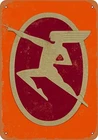 12 x 16 Tin Metal Sign Milwaukee Road Hiawatha Vintage Wall Decor Art