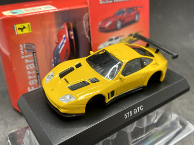 1/64 Kyosho Ferrari Collection 10 575 GTC yellow diecast model car