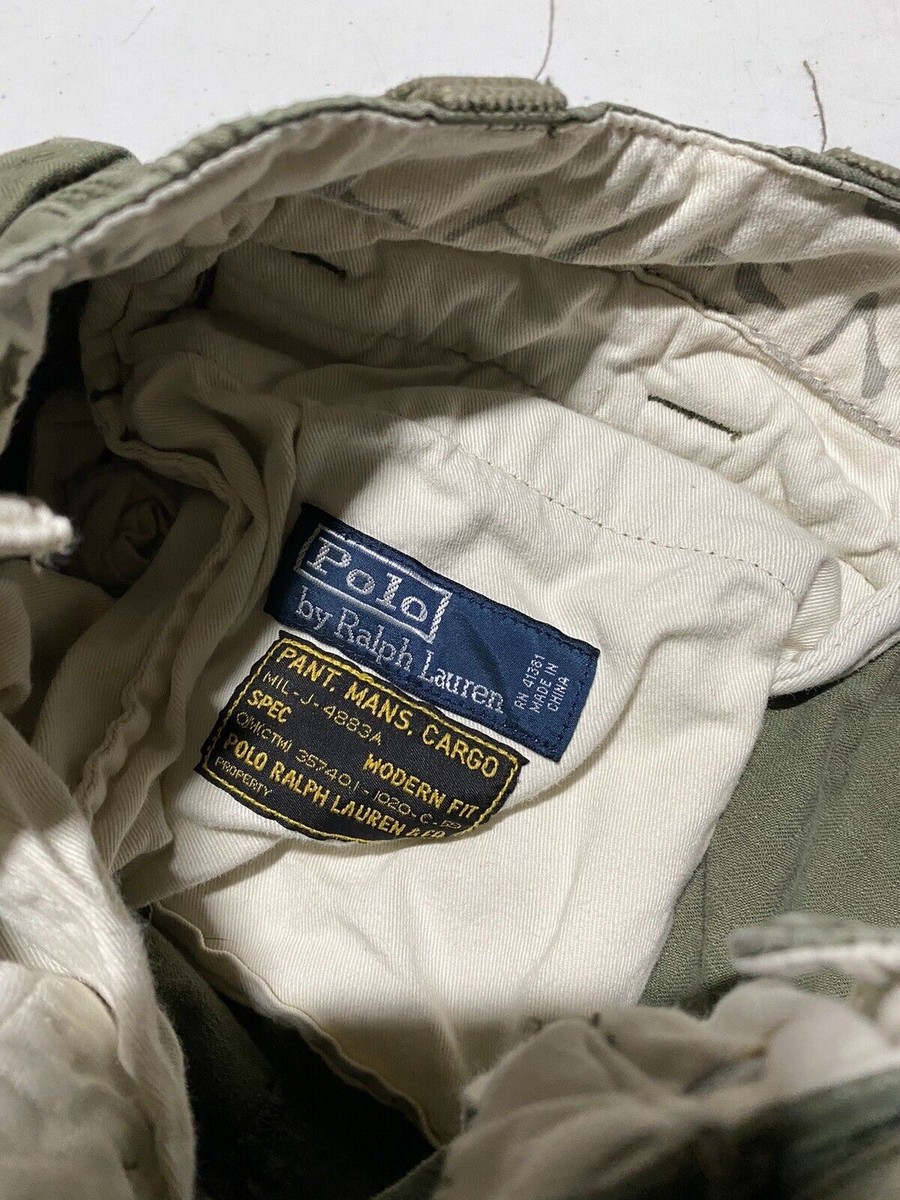 Vintage Polo Ralph Lauren HBT Pants Size 38x30 Cargo