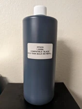 BLACK PREMIUM COMPATIBLE EPSON BULK INK REFILL FOR ECO TANK PRINTERS  (1,000ML)