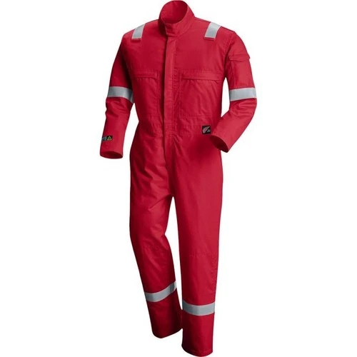 Red Wing Shoes 61121 Men's Red Cotton Coveralls 36 Regular Flame Resistance - product listing photo