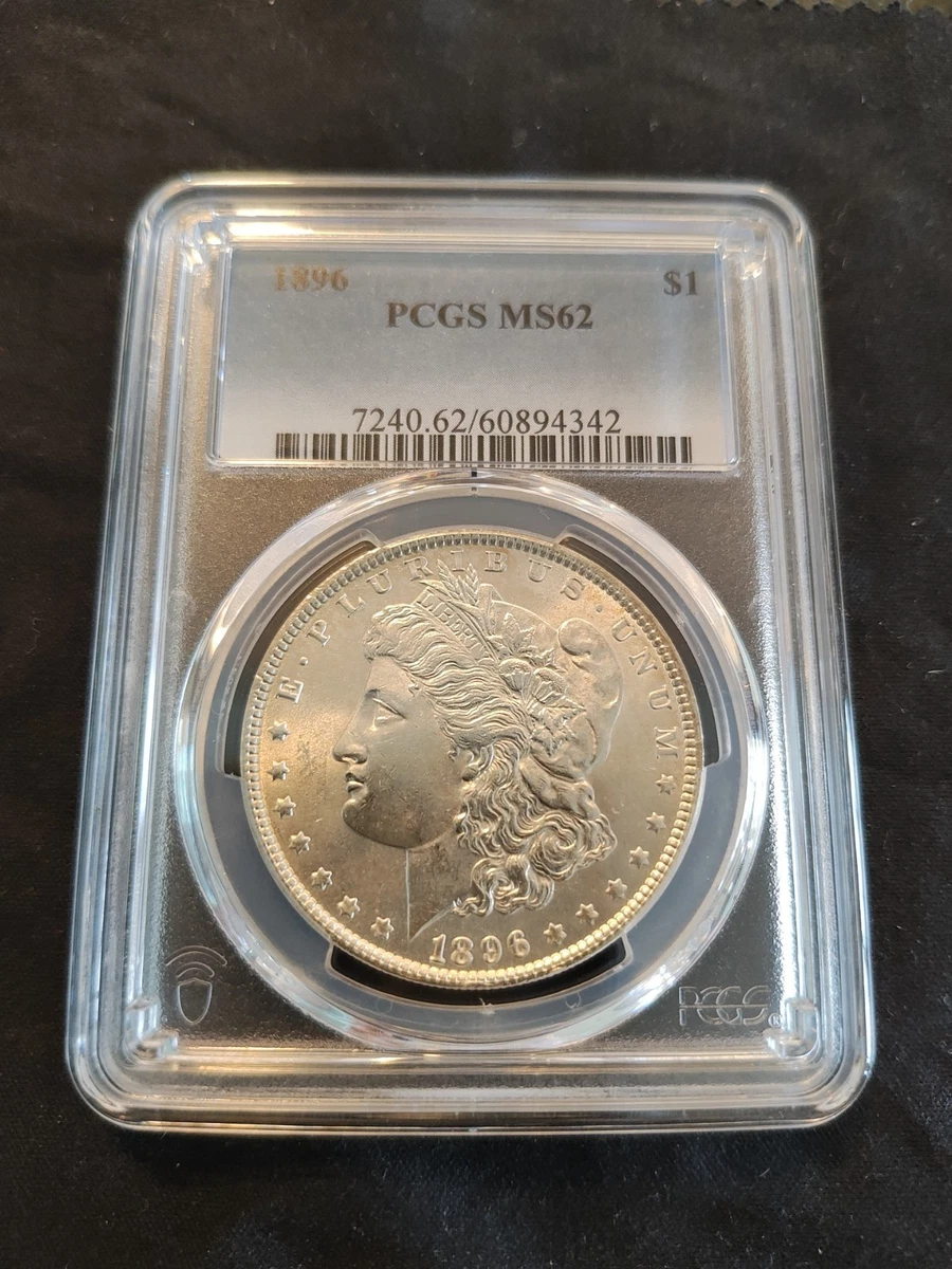 MS 62 Graded 1896 Year Morgan US Dollars (1878-1921) for sale | eBay