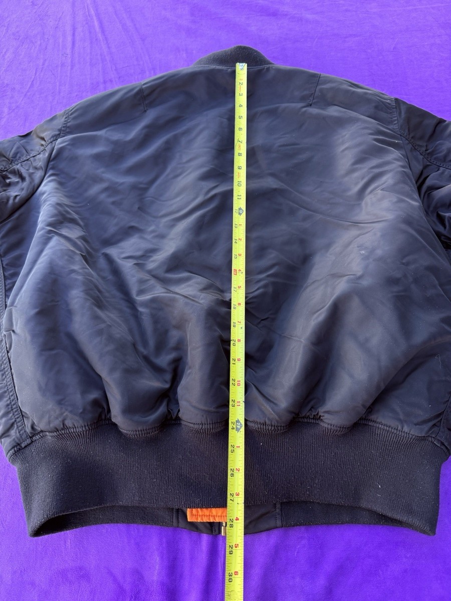 Alpha Industries MA-1 Blood Chit Flight Bomber Jacket USA Men's