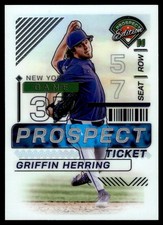 2024 Panini Prospect Edition #115 Griffin Herring Ticket Stub Holo #/35