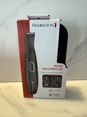 Remington 15 Piece Men's Grooming Kit Battery Powered 1AA Included USA Seller