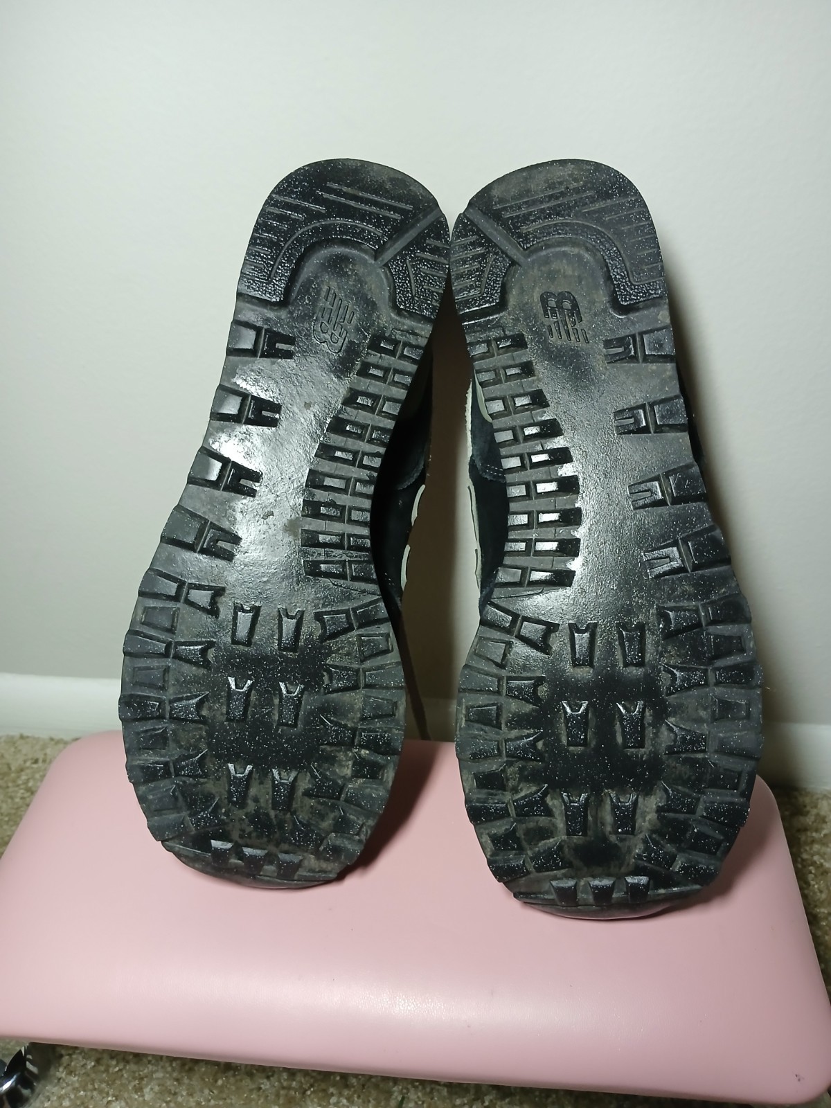 New Balance 574 Core Pack Black White Gray Lace Up Men's Sneakers ML574EVB thumbnail 5