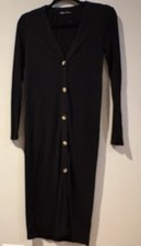 New Zara Button Up Dress SZ S